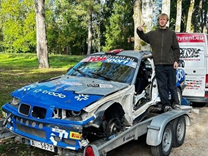 Kārlis Dzenītis cer atgriezties jau rallijsprintā "Latvija" un izvizināt kādu ziedotāju